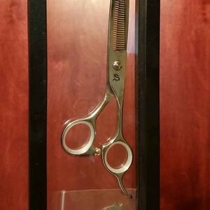 Professional Stainless Steel Thinning Shears - Silver